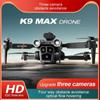 Новый K9Max Rc Drone Professional 8K Трехкамерный ESC Широкоугольный оптический позиционирование потока Четырехсторонний Квадрокоптер для предотвращения препятствий Игрушка в подарок