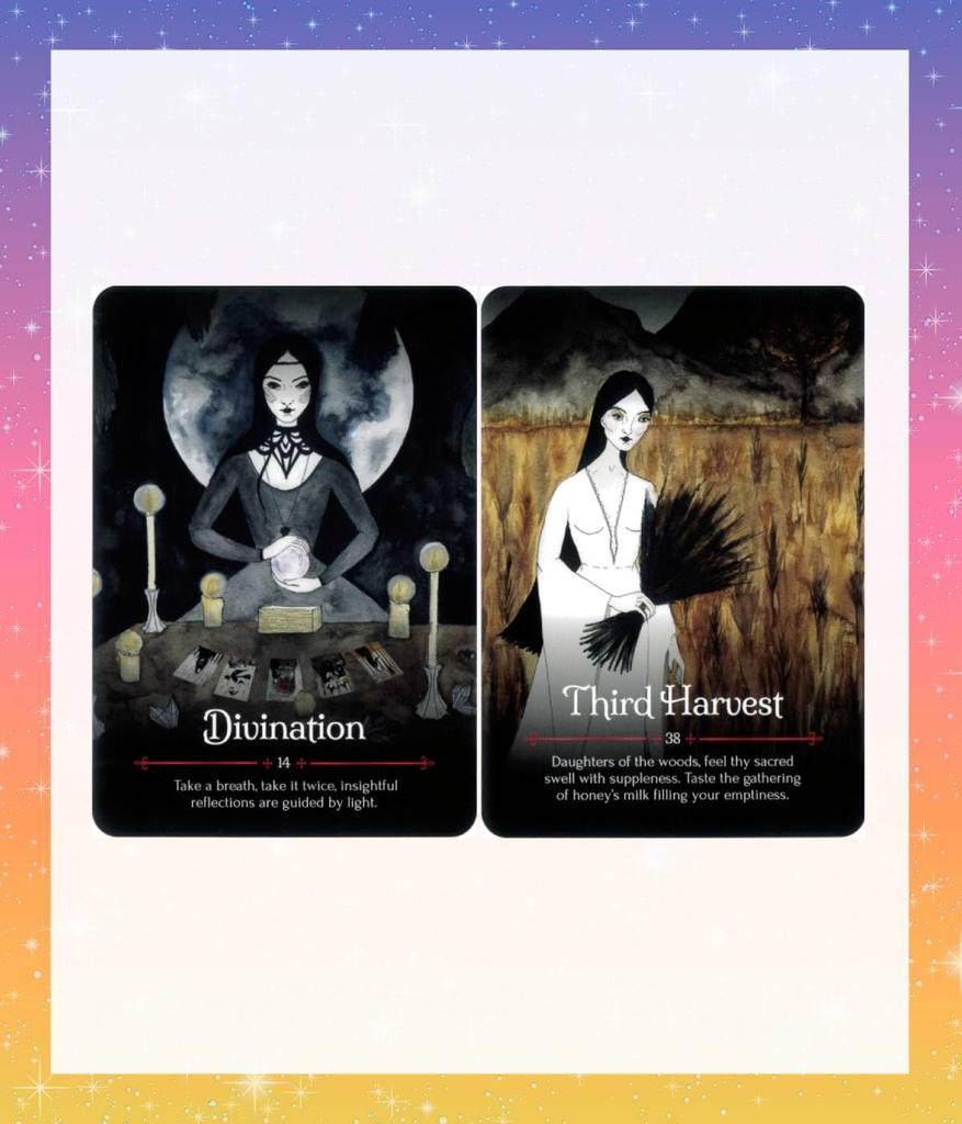 Сезон Ведьмы Самайн Оракул (Японское издание) с японскими инструкциями, карты Оракула Ведьм, карты Таро, гадание [аутентичные]