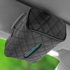 Tissue Container Useful Large Capacity Reusable Paper Storage Box Car Tissue Holder Sun Visor Napkin Holder Tissue Case Car Supplies