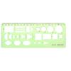 Measuring Tool Circles Oval Multi Shaped Template Ruler Curve Ruler Geometric Ruler Drawing Ruler