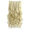 Women Beauty Full Head Clip Curly Hair Extension Wavy Synthetic Wig