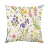 Easter Plaid Printed Pillow Cover Holiday Decoration Living Room Sofa Cushion Cover Bedroom Cushion