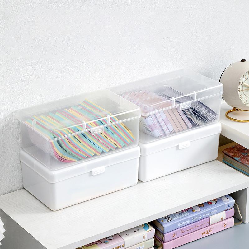 Корейская прозрачная коробка для хранения, глухая коробка, коробка для хранения фотокарт, органайзер для фотокарт, классификация, флип-коробка