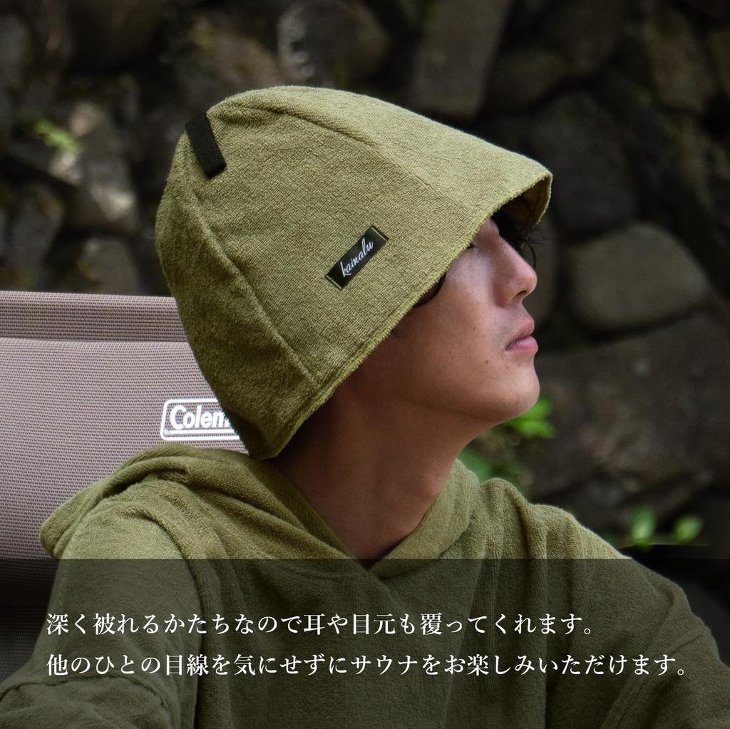 Orta Sauna Hat для мужчин и Deep Senshu Легко предотвращает горячие волосы Темно-синие женские, Полотенце, Чехол, Полотенце, Стирка, Стильный, Вспышки, Повреждения, 100%