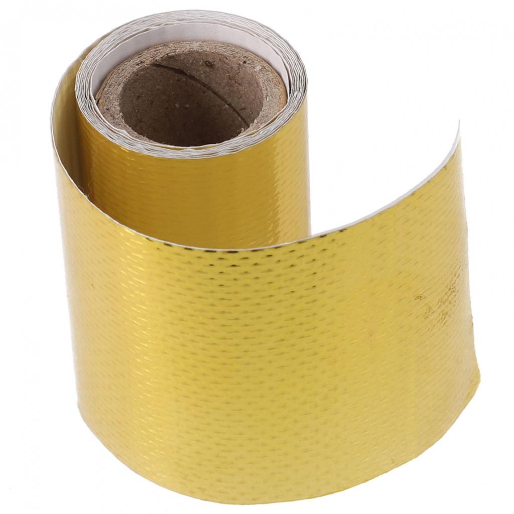 Heat Shield Wrap Tape 2021 Fiberglass Gold Heat Insulation