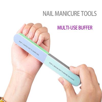 Пилочка для ногтей, шестисторонняя пилка для ногтей, многофункциональная буферная бумага, инструменты для матового маникюра, отличное качество, профессиональная красота, ремонт ногтей