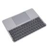   Keyboard with Touchpad Multifunctional Quiet Typing Rechargeable Foldable 64 Key Keyboard for Laptop Tablet