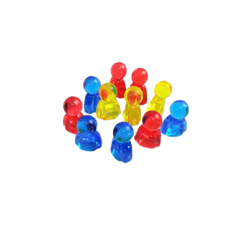 Прозрачный шахматный набор с куклой-снеговиком: Шахматы, Шашки, Аксессуары для настольной игры Монополия