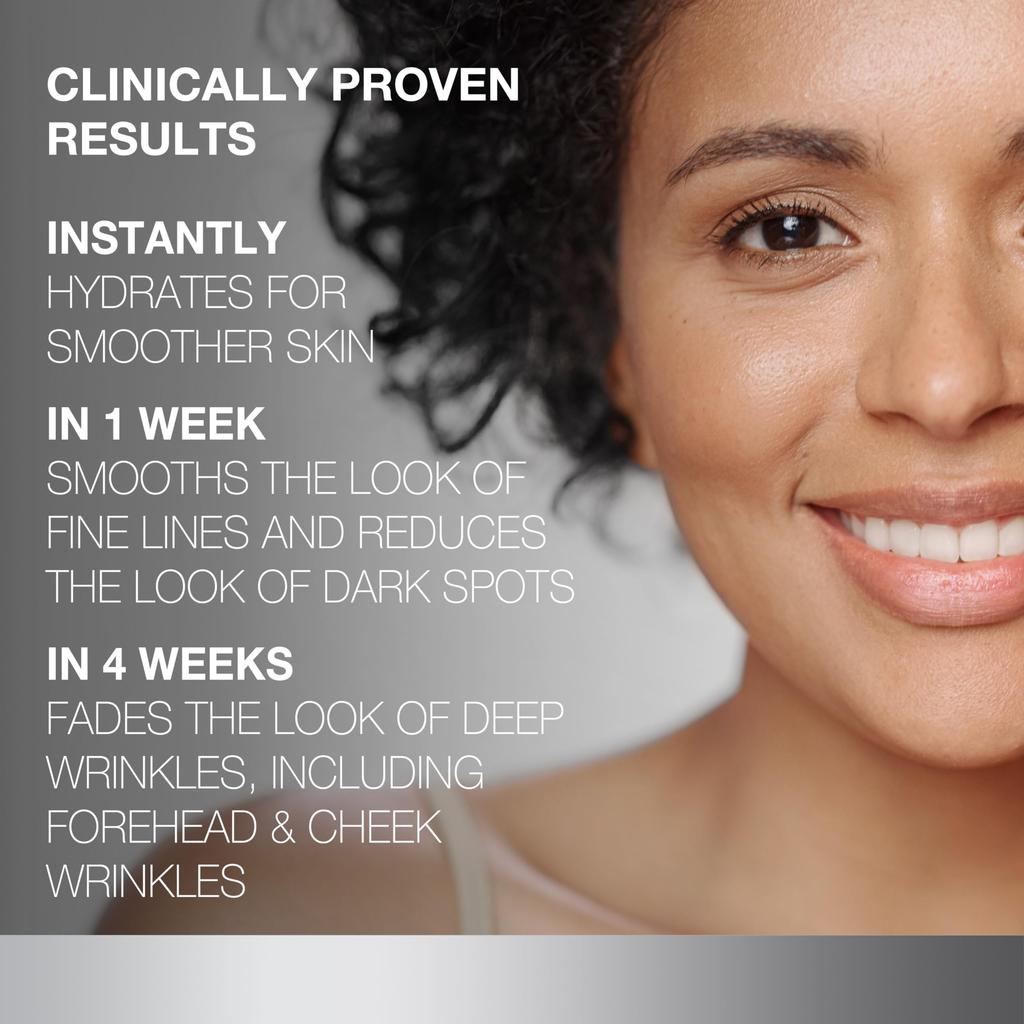 Neutrogena Увлажняющий крем для быстрого восстановления морщин с ретинолом, восстанавливающий дневной и ночной крем против морщин, унция, использование, 1,7