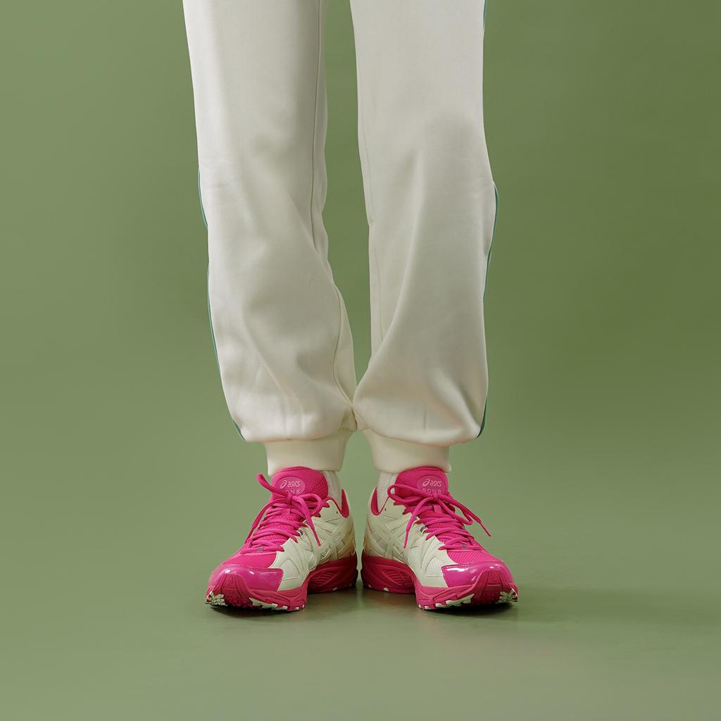 Asics 8On8 X Gel-Kahana Tr Ткань Синтетическая кожа Модные Универсальные Низкие Повседневные Кроссовки Унисекс Розово-красный 1203A236-500