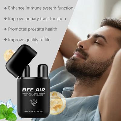 Двухканальный назальный ингалятор, Ингалятор для ухода за предстательной железой у мужчин, Ингалятор для предстательной железы, Ингаляторы для здоровья предстательной железы, 1,8 мл,