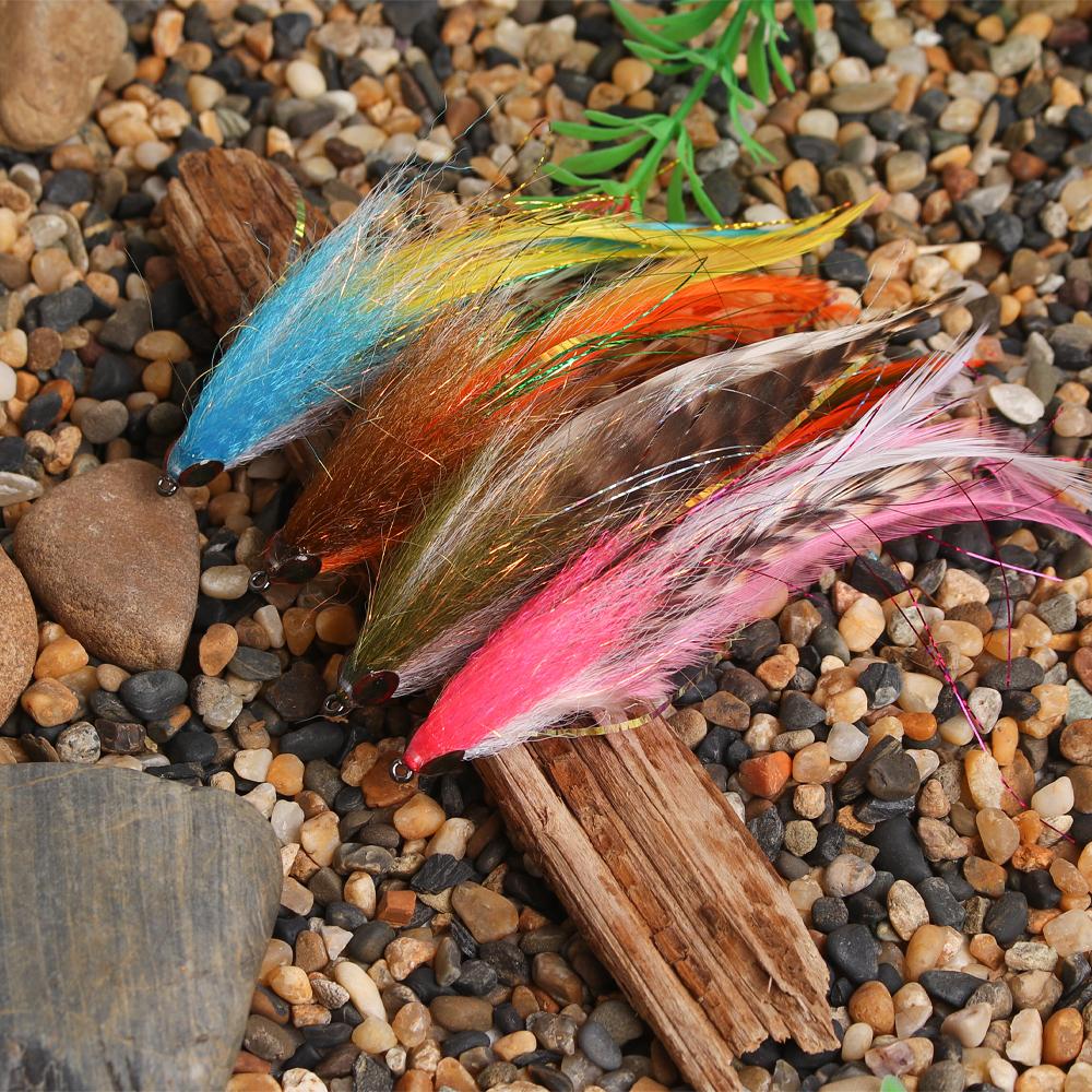 1шт #2/0 большой стример мушка для соленой воды гризли хакль мушки для крупной дичи лосось окунь щука форель голавль искусственные приманки