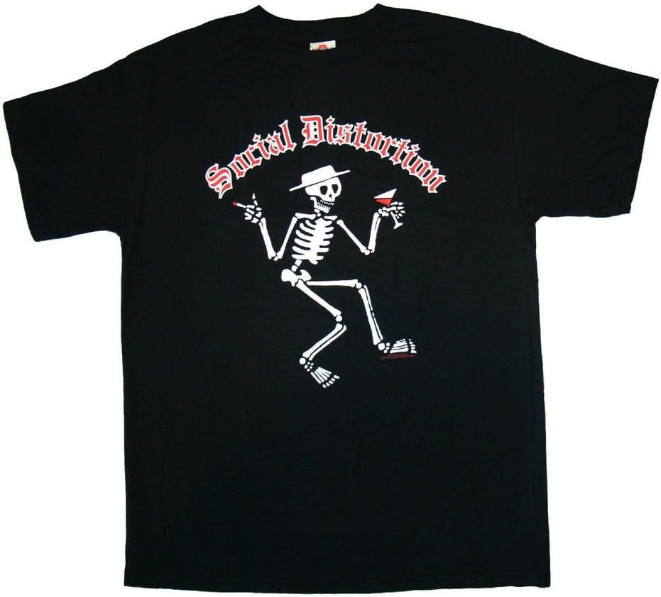 Мужская футболка Social Distortion Skelly Черная