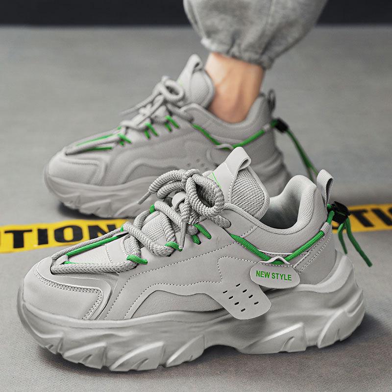 Мужская обувь, дышащие повседневные кроссовки для бега на открытом воздухе, всесезонные, с толстой подошвой, новые теннисные мужские кроссовки с мягкой подошвой, удобные мужские кроссовки