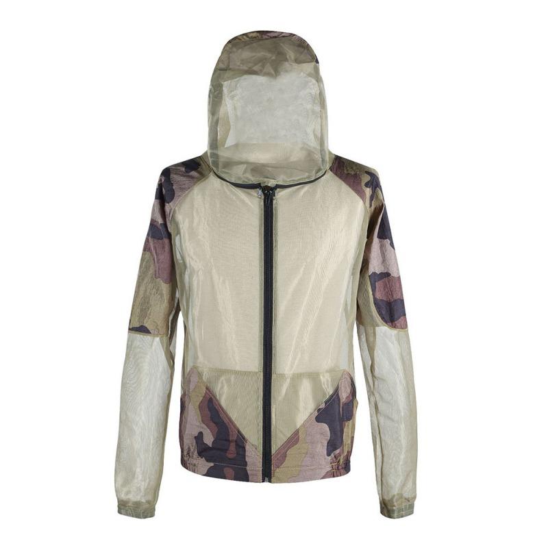 Уличная сетчатая одежда от комаров из четырех предметов, приключения в джунглях, дикая рыбалка, куртка от укусов комаров, перчатки, брюки, костюм