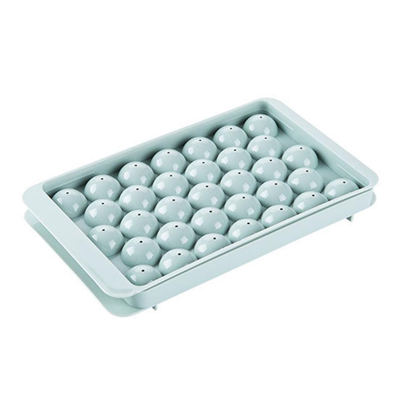 1 Pcs 3D Round Ice Cube Tray With Lid Plastic Diamond Spherical Style Ice Mold Diy Mould Ice Ball Maker Kitchen Tools