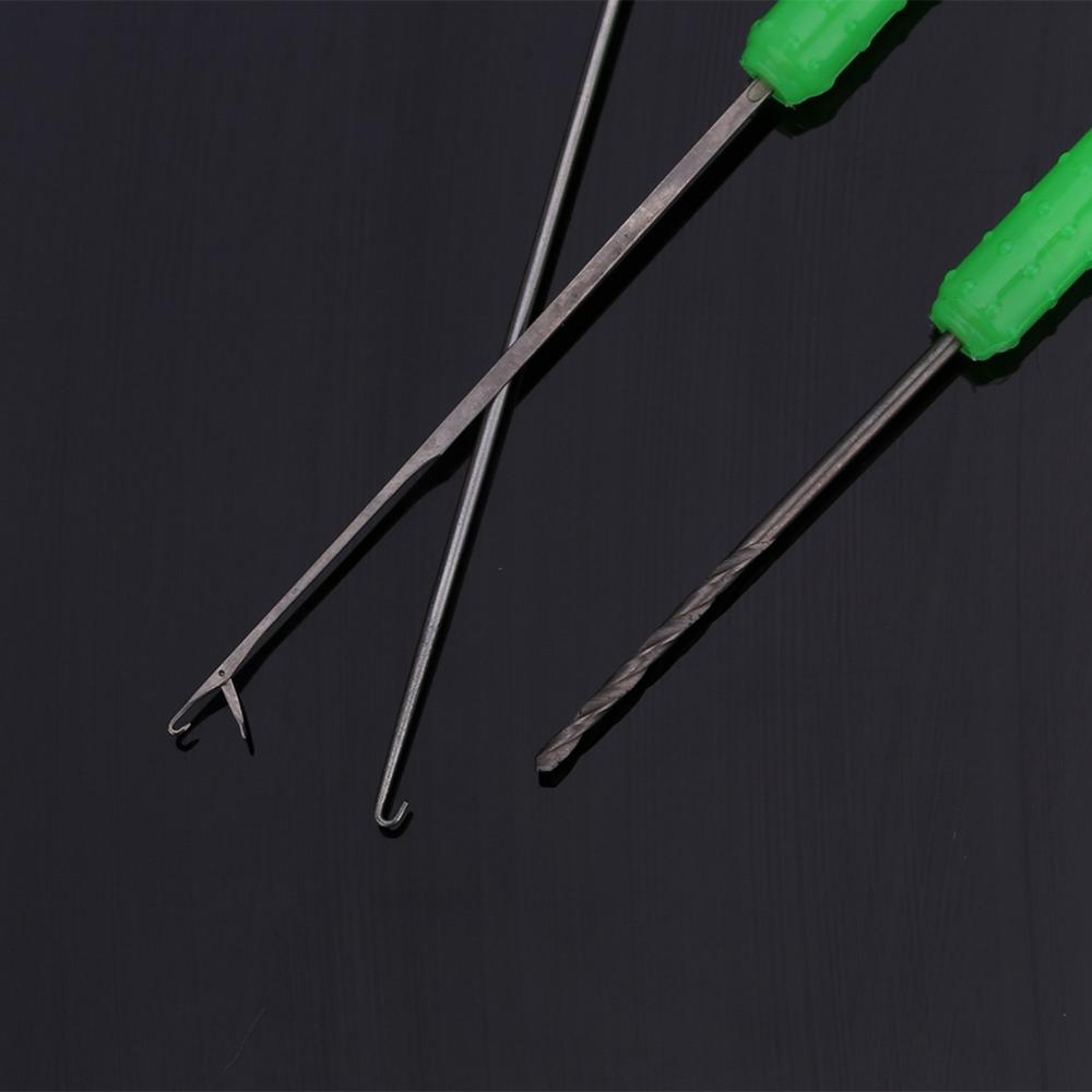 2 Sets Lightweight Fishing Bait Needle Tool 3 in 1 Baiting Stringer Baiting Needle Tool  for Baiting