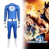 Костюм-комбинезон Фантастической Четверки для косплея, для вечеринки на Хэллоуин, для сценического выступления