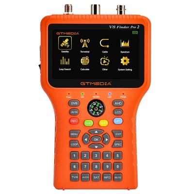 Gtmedia V8 Finder PRO 2 Satellite Finder Цифровой детектор спутникового сигнала ATSC-C — оранжевый, вилка европейского стандарта