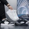 Мужские кожаные спортивные туфли больших размеров 39-50, модные и универсальные, трендовые мужские кеды для скейтбординга