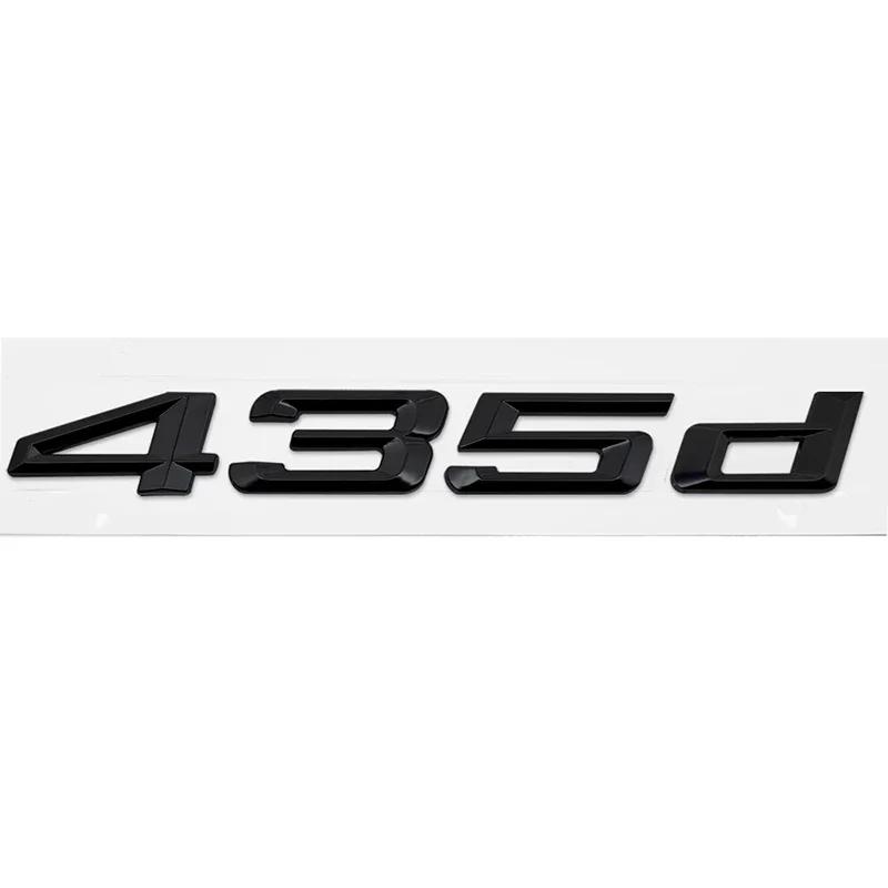 ABS Car Rear Trunk Letters Logo Badge Emblem Sticker For BMW 4 Series 420d 425d 428d 430d 435d 440d 450d F30 F32 F33 F36 G26 G22 iy2
