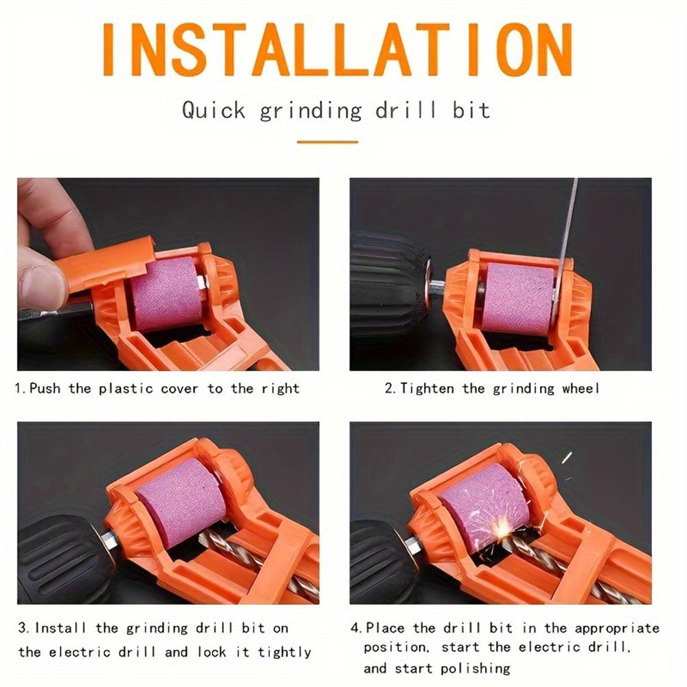 Портативный шлифовальный станок для сверл, набор бит, точилка, шлифовальный круг, электрический нож, спиральное сверло, мини-угловая шлифовальная машина, электроинструмент
