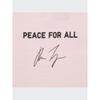 Uniqlo Футболка с рисунком «Peace For All» с коротким рукавом, стандартный крой Хана Таджима