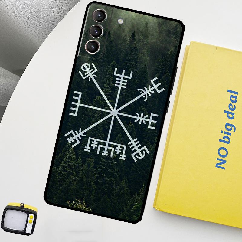 Лесные скандинавские руны Чехол для Samsung Galaxy S22 Ultra S23 FE S9 S10 Note 10 Plus Note 20 Ultra S20 S21 FE
