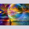 Full 5D Diy Diamond Painting Aurora At Sea Diamond Embroidery Full Lay Cross Stitch Home Decor Handmade Gift