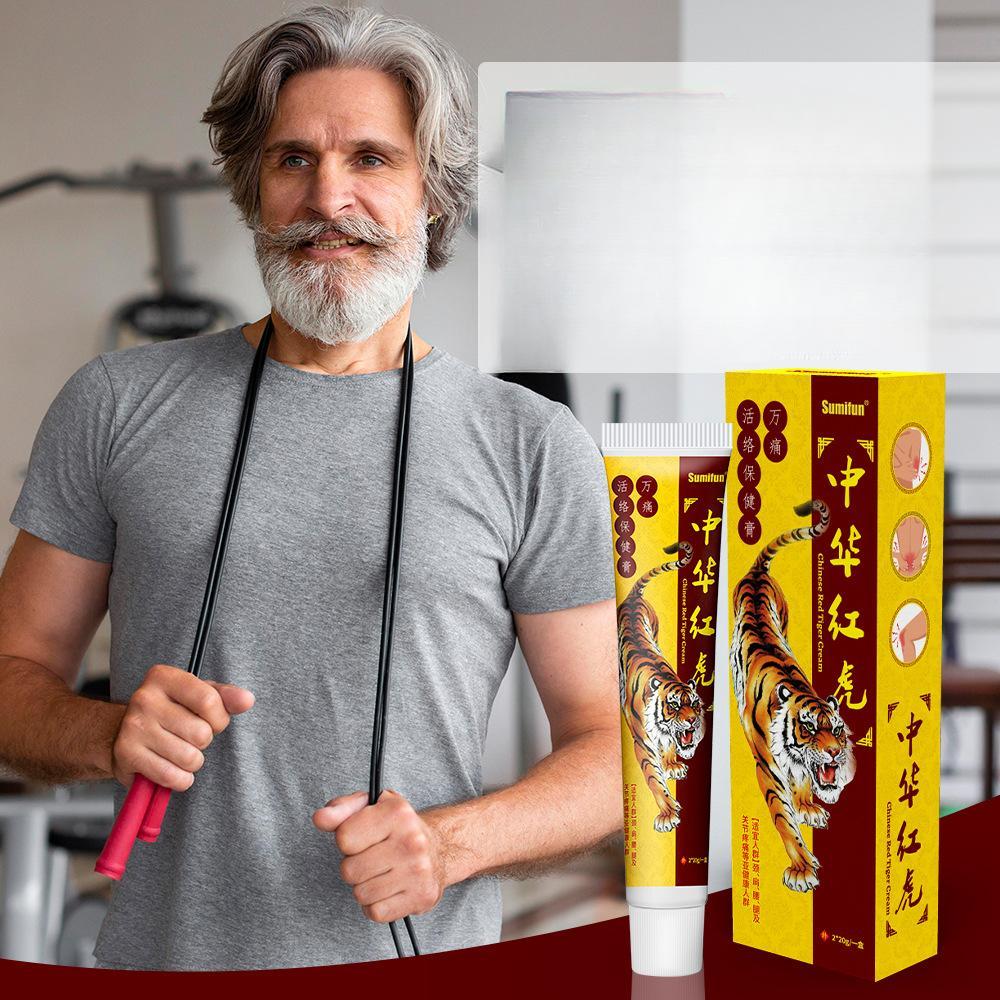 Пластырь китайский красный тигровый яд 2 упаковки - снимает дискомфорт в шейном отделе позвоночника и плечах