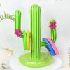 Надувная ПВХ плавающая игра для бросания Кактус Надувной матрас для бассейна На открытом воздухе