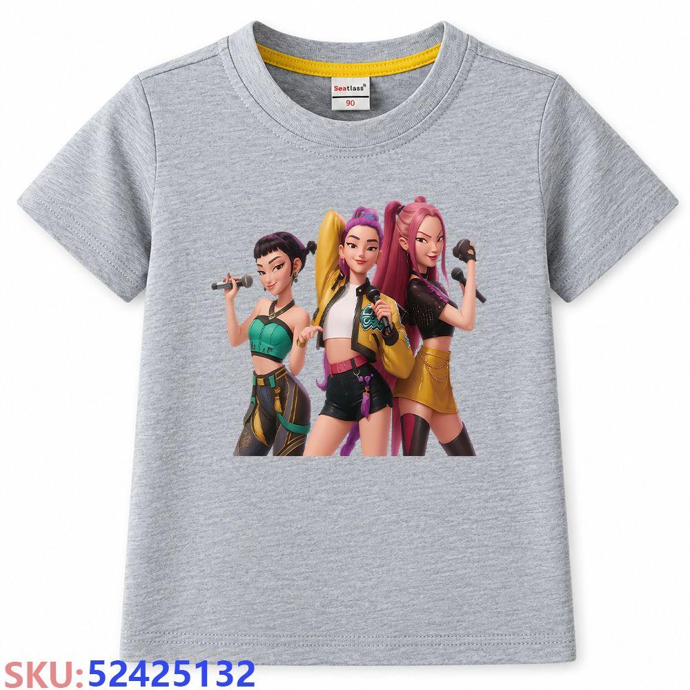 Детская футболка с принтом K-Pop Охотники на демонов