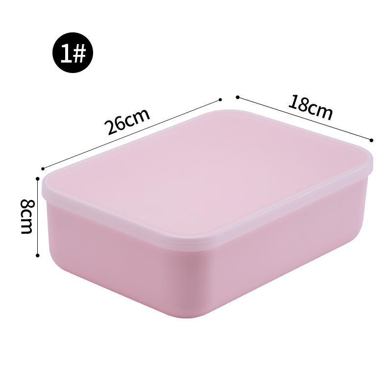 Пластиковый ящик для хранения игрушек, украшений, мелочей и одежды с розовой кружевной крышкой