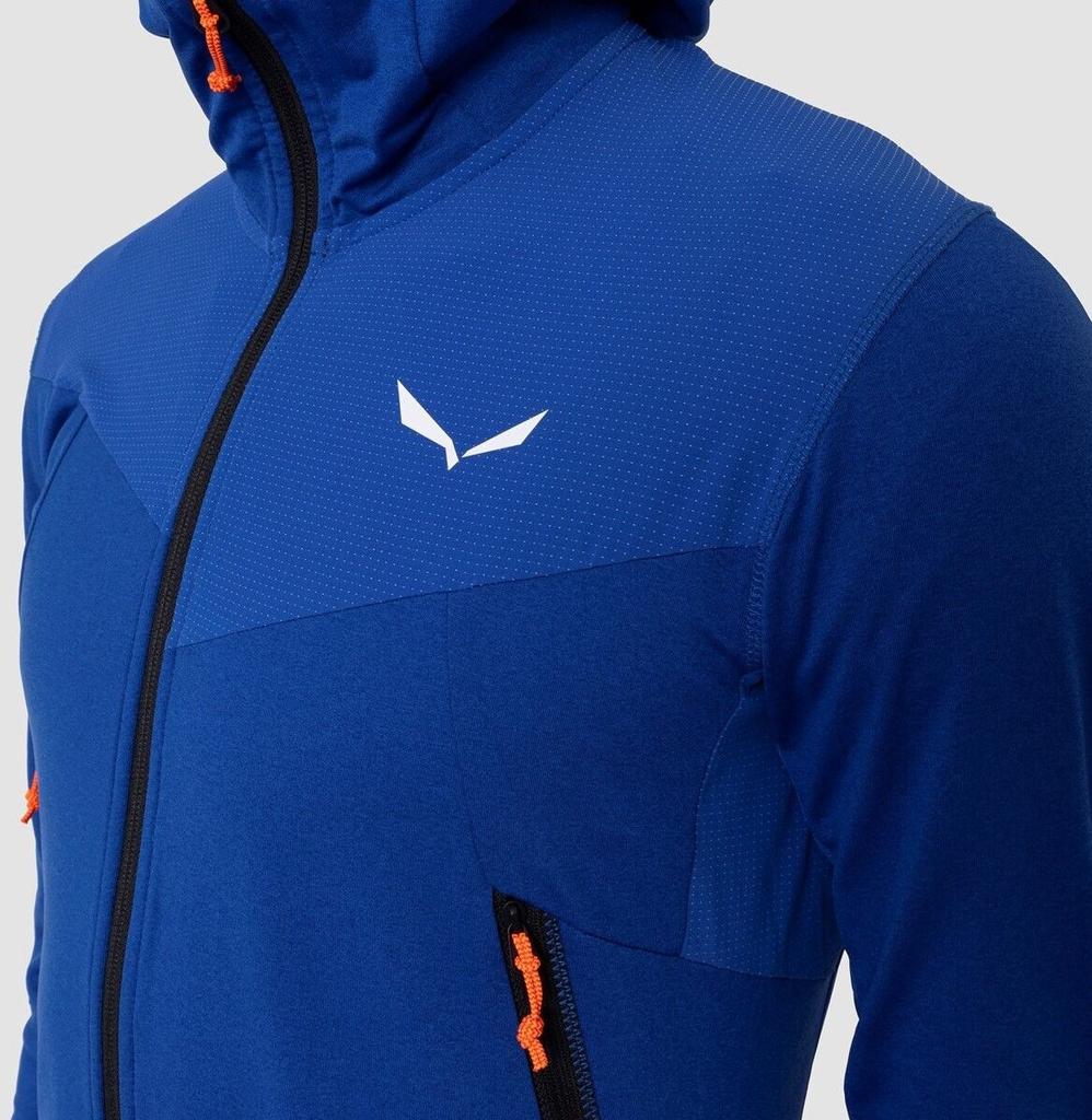 Куртка Salewa Agner Hybrid Polarlite Durastretch Fullzip Hoody оранжевая