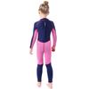 3mm Neoprene Kids Girls Wetsuit Long Sleeve Thermal Swimwear Snorkeling Surfing UV Protection
