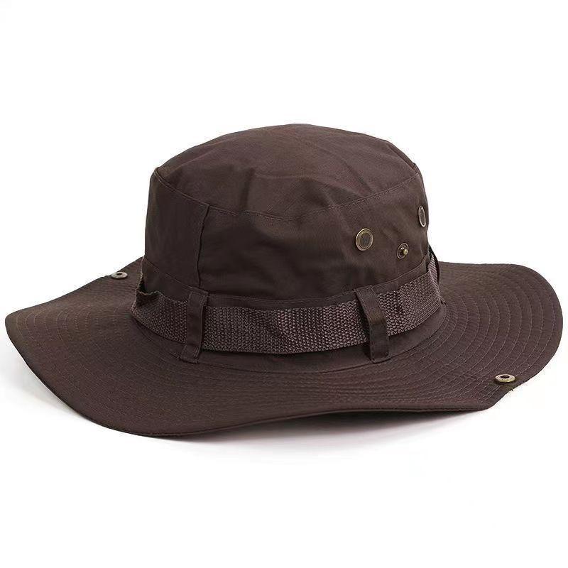 Outdoor Sun Hat For Camping With Breathable Cotton Fabric For Fishing And Hiking