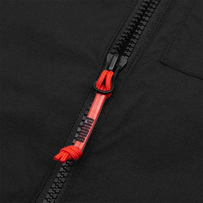 Puma Rkdo Series Bomber Jacket With Print And Ribbed Collar Men Outerwear Black 533977-01