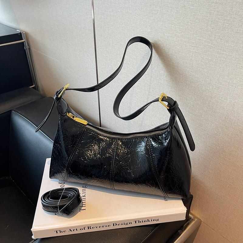 Ретро сумка женская большой вместимости новая осенне-зимняя нишевая сумка-мессенджер повседневная на одно плечо под мышку сумка-пельмень