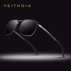 VEITHDIA Brand Men's Vintage Square Sunglasses Polarized UV400 Lens Eyewear Accessories Male Sun Glasses For Men/Women V2462