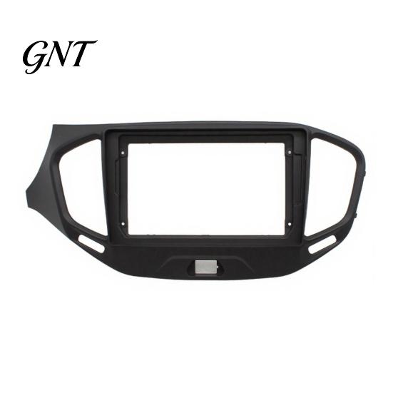 Center Console Bezel for Lada Vesta 9 Inch Car Radio Dash Kit 2015-2018 Dashboard Trim Replacement LHD, Navigation Panel Frame Android Stereo, Direct