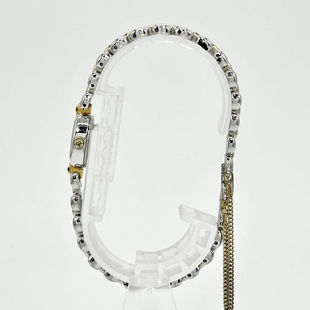 [USED] SEIKO Oval Stone 1E20-6160 Quartz Wristwatch