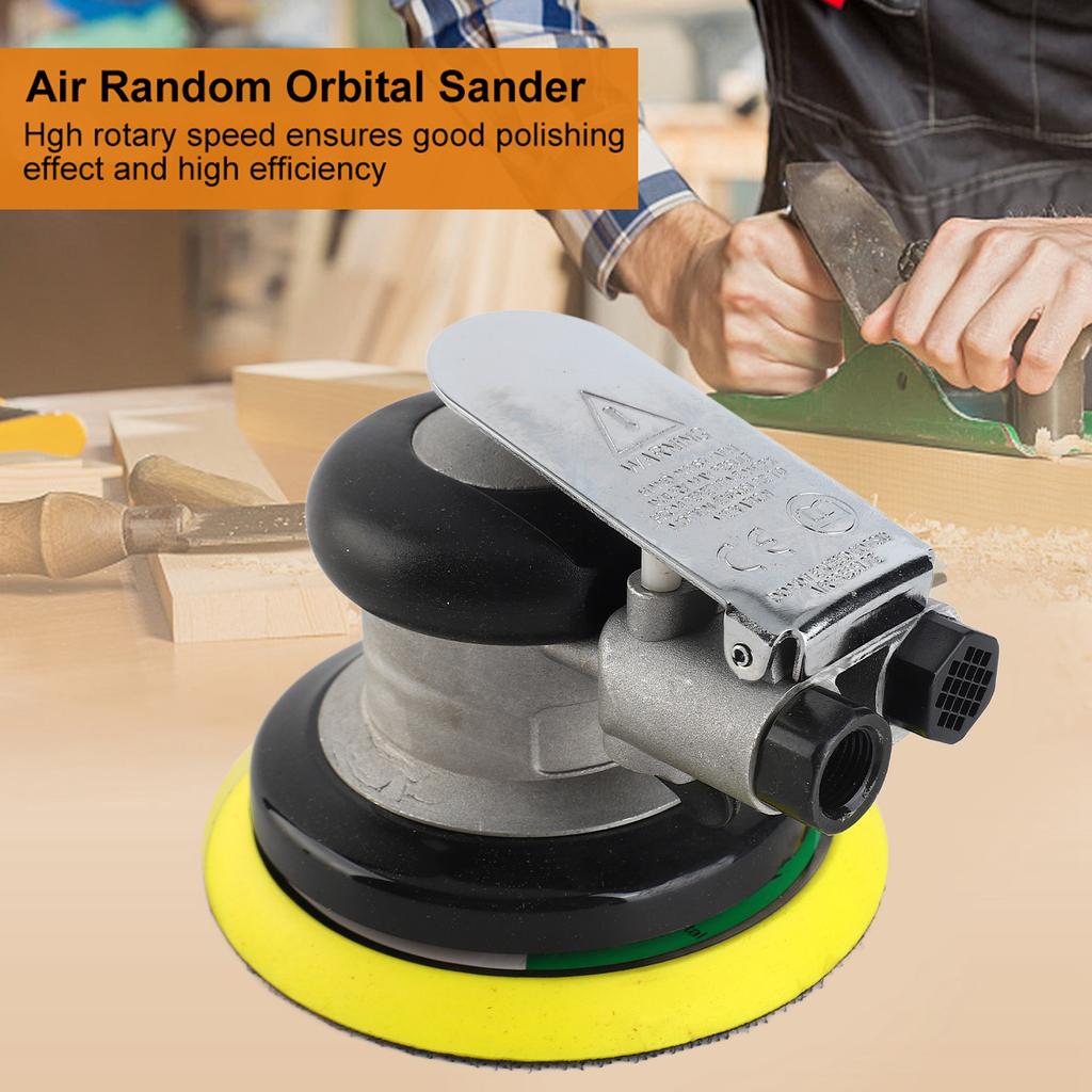 AT780 5" пневматическая эксцентриковая шлифовальная машина круглая полировальная машина пневматический ручной шлифовальный инструмент