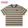 Хлопковая футболка с коротким рукавом в полоску Coca-Cola