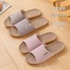 Unisex Cotton Linen Slippers for All Seasons: Spring, Summer, Autumn, Winter
