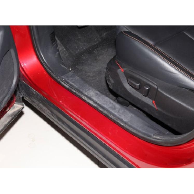 Steel Black Seat Button Handle Panel Trim For Mitsubishi Eclipse Cross 2018-2023