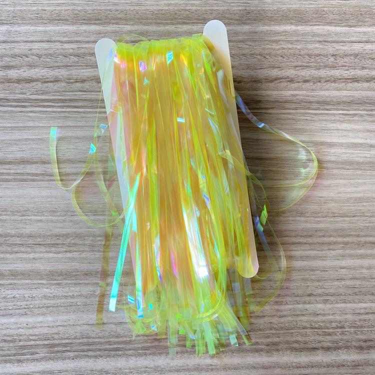 Цветной Дождь из Конфет Шелковая Занавеска - 1x2м Прозрачный Фон для Рождества, Хэллоуина, Дня Рождения, Декораций для Сцены и Мероприятий