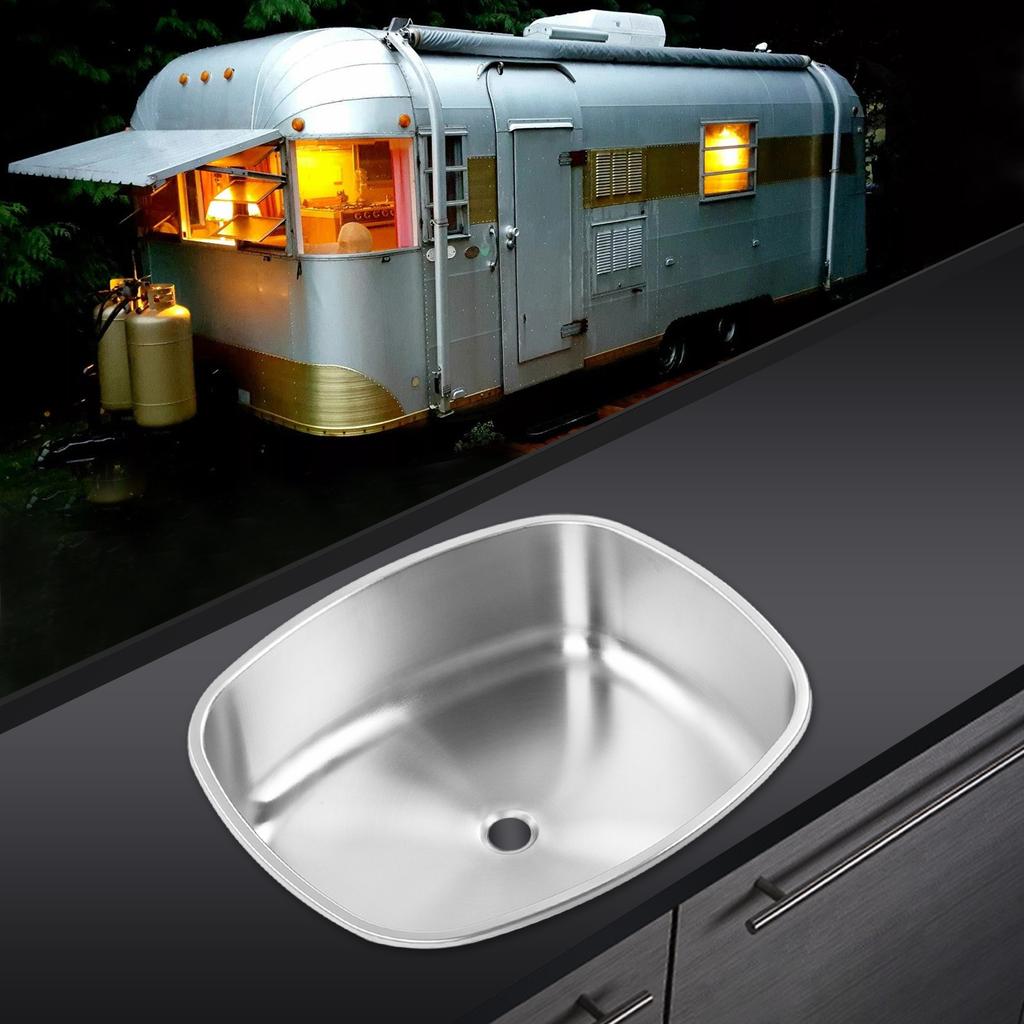 Кухонная мойка 304 нержавеющая сталь нержавеющая большая вместимость легко чистить врезная под столешницу одинарная чаша