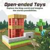 100 шт. магнитных блоков игрушка Build Mine Магнитный мир набор для мальчиков и девочек STEM Монтессори сенсорные кубики для малышей подарок