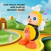Con Musica Dancing Bee Toy Led Lights Juguete Musical Cartoon Musical Interactive Bees  For Gifts