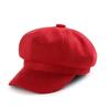 Keep Warm Suede Octagonal Hat Solid Color Newsboy Cap Casual Berets Hat  Daily